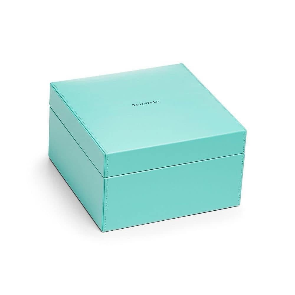Tiffany & Co. Blue leather Jewelry Box - Picture 2 of 10